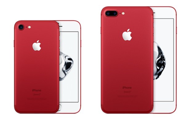  Bộ đôi iPhone 7 và 7 Plus màu đỏ. 