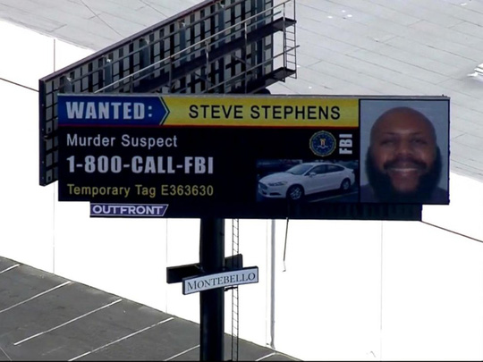  Lệnh truy nã toàn quốc đối với nghi phạm Steve Stephens 