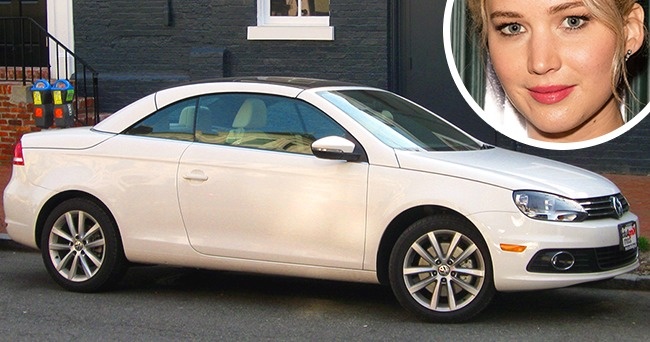  Mẫu xe bình dân Volkswagen Eos của Jennifer Lawrence 