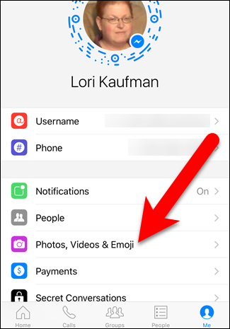 Tính năng trước kia của Messenger cho phép người dùng tùy chọn xem sẽ sử dụng emoji của Facebook hay iOS... 