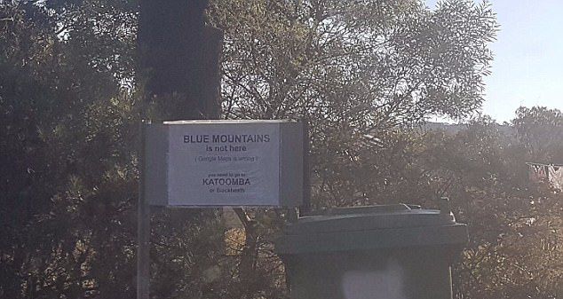  DÃY NÚI BLUE không ở đây(Google Maps bị nhầm rồi) bạn cần phải đến KATOOMBA hoặc BLACKHEATH 