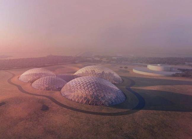 UAE sẽ xây dựng một khu thuộc địa gồm các nhà vòm trên sa mạc để thử nghiệm cho dự án đưa người lên sao Hỏa 