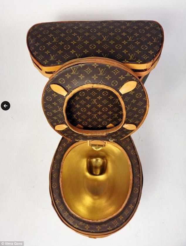Mỹ: Xuất hiện bồn cầu sang chảnh trị giá 2,3 tỷ đồng với bệ mạ vàng, bọc bằng 24 túi da Louis Vuitton - Ảnh 4.