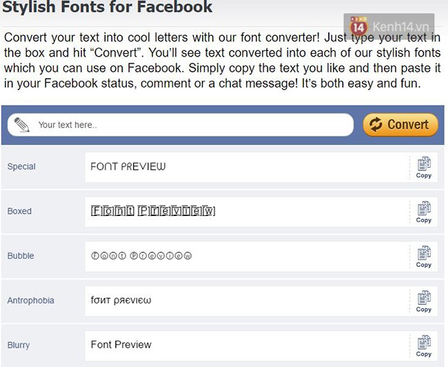 Đây là cách tạo kiểu chữ độc lạ trên Facebook, chắc chắn chúng bạn sẽ tròn xoe mắt ngạc nhiên - Ảnh 1.