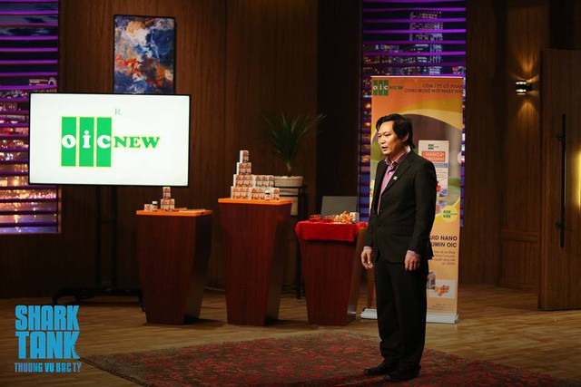  Anh Lưu Hải Minh – Founder của Nano Curcumin. Ảnh: Shark Tank Việt Nam. 