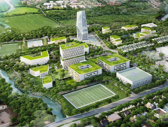 FPT khởi công xây dựng Tổ hợp đại học và Công viên Phần mềm nghìn tỷ tại Cần Thơ - Ảnh 1.
