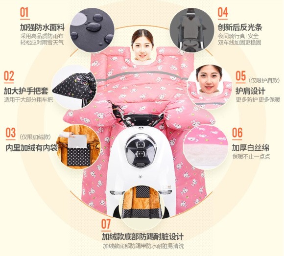 Đây là chiếc áo khoác chăn ấm của Trung Quốc dành riêng cho các ninja xe tay ga trong mùa đông năm nay - Ảnh 2.