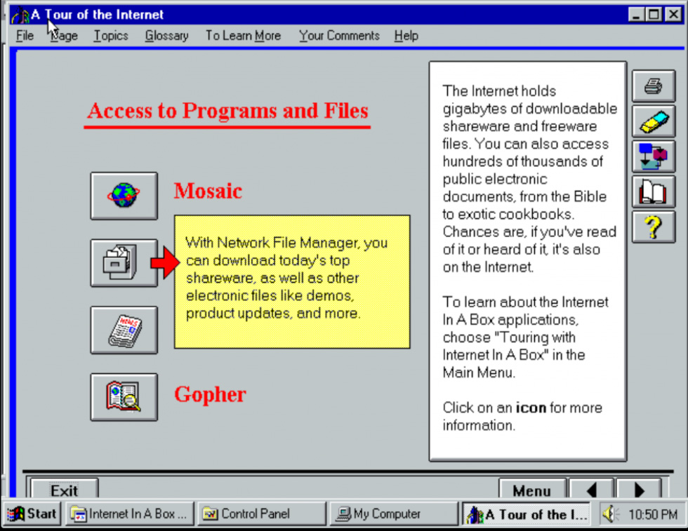  &ldquo;Internet chứa &ldquo;đến&rdquo; h&agrave;ng gigabyte th&ocirc;ng tin. Bạn c&oacute; thể thoải m&aacute;i lựa chọn v&agrave; tải ch&uacute;ng&rdquo;. 