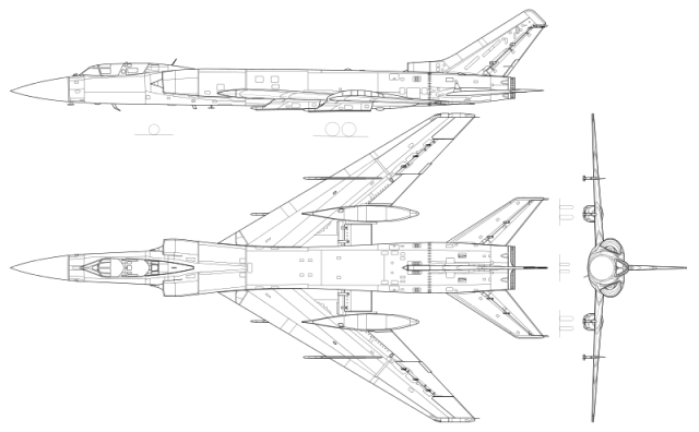 Bản vẽ sơ bộ của chiếc máy bay