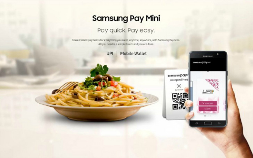  Chiếc điện thoại này sở hữu tính năng thanh toán trực tuyến Samsung Pay Mini. 