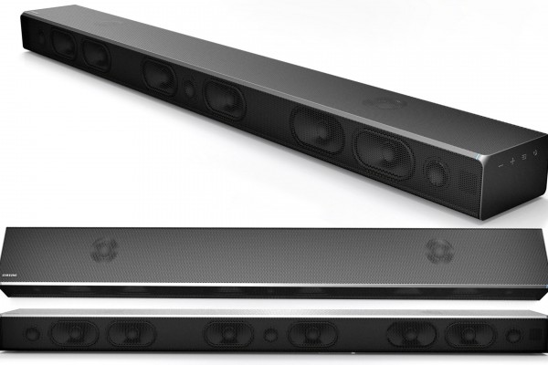  Chiếc loa soundbar MS750 mới của Samsung, tích hợp loa siêu trầm ngay trong loa chính. 