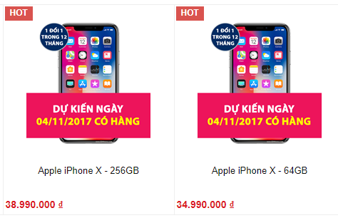  Loạn giá iPhone X tại Việt Nam 