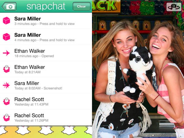  Ứng dụng Snapchat hồi mới đổi tên 