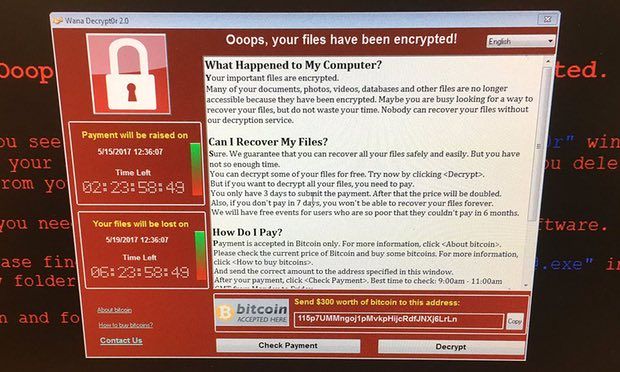 WannaCry đòi khoản tiền chuộc 300 USD giá trị bitcoin