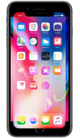  Màn hình của iPhone X so với màn của iPhone 8 Plus 