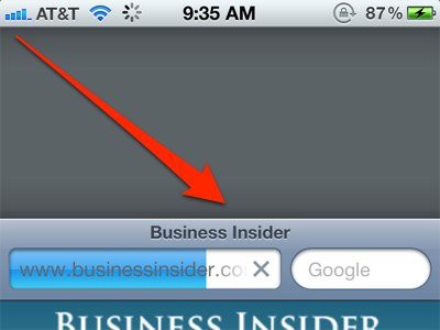  Khi người dùng kéo đến tận cùng của một trang web trên iPad, họa tiết này sẽ hiện ra (ảnh minh họa) 
