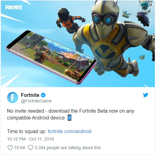 Không phải chơi lậu nữa, Fortnite đã chính thức dành cho mọi người dùng trên Android - Ảnh 1.
