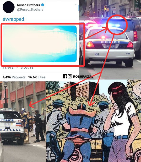 Bức ảnh nhá hàng Avengers 4 của anh em Russo thực chất là cảnh Thanos bị công an bắt? - Ảnh 3.