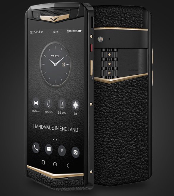 Vertu trình làng smartphone cao cấp Aster P, khung titan, màn hình sapphire, mặt lưng bằng da, Snapdragon 660, giá 5.000 USD - Ảnh 1.
