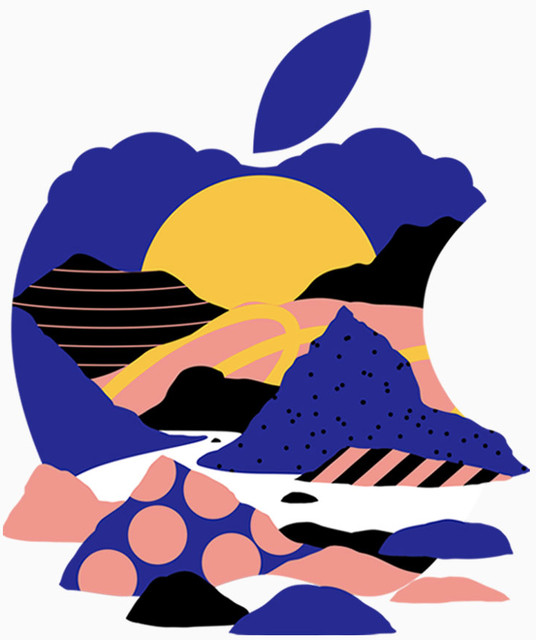 Đây là tất cả những logo “quả táo” cách điệu mà Apple đã gửi đi trong thư mời sự kiện 30/10 - Ảnh 8.