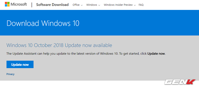 Windows 10 October 2018 đã được phát hành, và đây là những cách tải về chính thống bạn nên biết - Ảnh 2.
