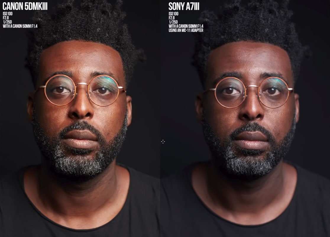 Canon và Sony đọ màu da trong chụp chân dung ai cũng sai và cách để xử lý