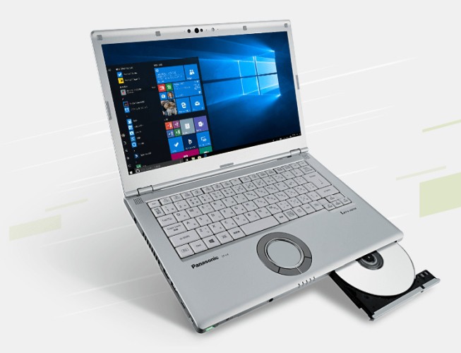 Nhật Bản kỳ lạ: Panasonic ra mắt laptop vẫn có ổ đĩa quang, touchpad hình tròn ngộ nghĩnh - Ảnh 2.