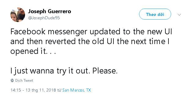 Facebook Messenger quay trở lại giao diện cũ, sau ít giờ thử nghiệm giao diện mới - Ảnh 3.