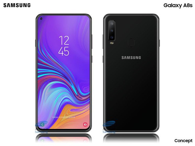 Lộ mặt kính xác nhận thiết kế màn hình Infinity-O của Samsung Galaxy A8s - Ảnh 3.