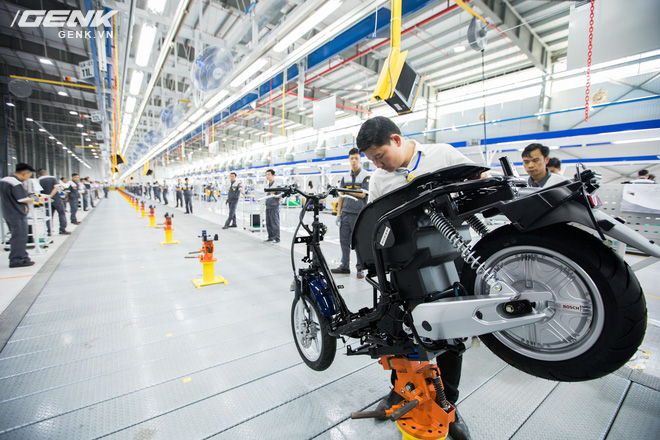 VinFast khánh thành nhà máy sản xuất xe máy điện thông minh với độ tự động hóa trên 95%, mỗi năm xuất xưởng 1 triệu xe - Ảnh 7.