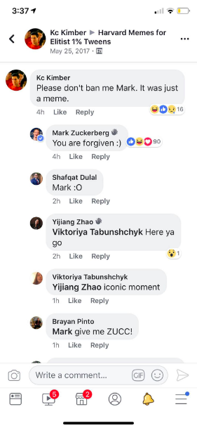 Ngạc nhiên chưa, Mark Zuckerberg vừa vào một nhóm chơi meme trên Facebook, lại còn comment dạo rất hăng nữa chứ - Ảnh 4.