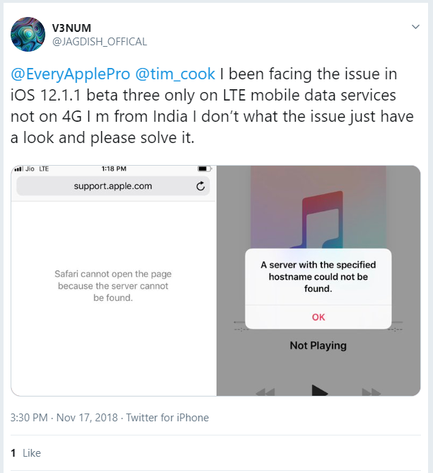 Bản cập nhật iOS 12.1.1 làm một số iPhone mất kết nối mạng - Ảnh 2.