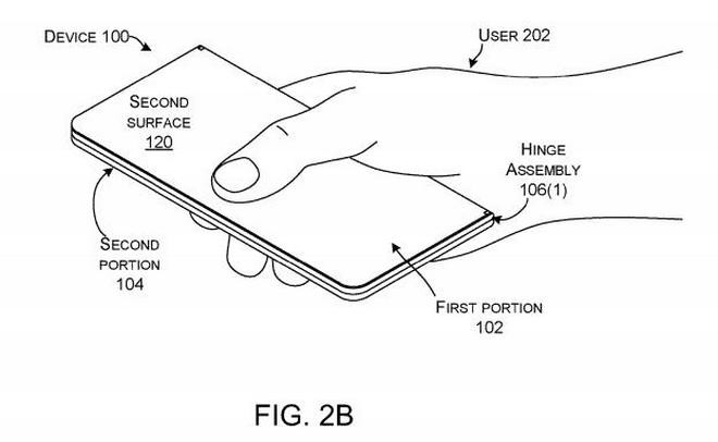 Sáng chế mới cho thấy Microsoft vẫn đang theo đuổi smartphone màn hình gập - Ảnh 2.