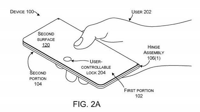 Sáng chế mới cho thấy Microsoft vẫn đang theo đuổi smartphone màn hình gập - Ảnh 1.