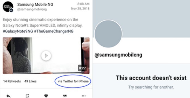 Bất ngờ khi người quản lý tài khoản Apple Music lại dùng smartphone Android để đăng tweet quảng cáo - Ảnh 2.