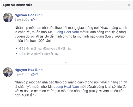 Cãi nhau 30 phút trên sóng truyền hình chưa đủ, lãnh đạo Fastgo và TS. Lương Hoài Nam tiếp tục khẩu chiến trên Facebook, mới nửa ngày đã đá qua lại gần 400 bình luận - Ảnh 3.