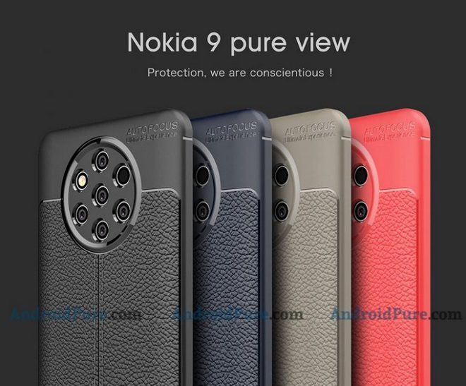 Xuất hiện ốp lưng của Nokia 9 PureView, xác nhận thiết kế cụm 5 camera sau xếp theo hình tròn - Ảnh 1.