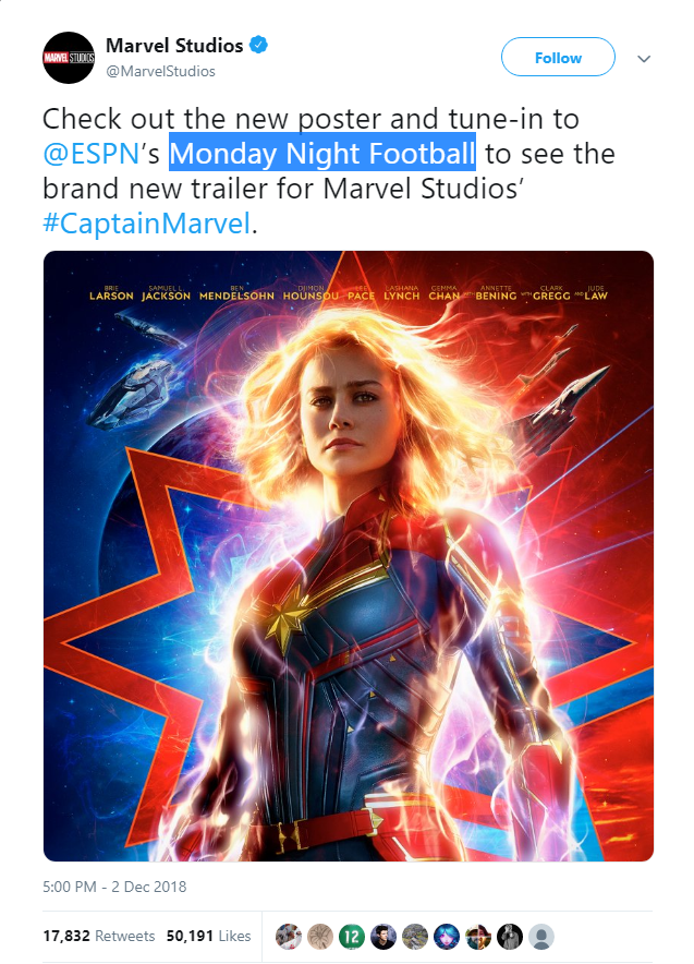 Captain Marvel tung poster mới nhắc khéo trailer chính thức sẽ ra mắt vào ngày mai - Ảnh 1.