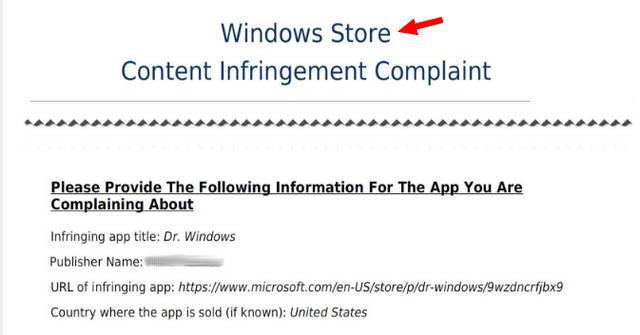  Tên các ứng dụng có chứa cụm windows sẽ bị khai tử khỏi Microsoft Store. 