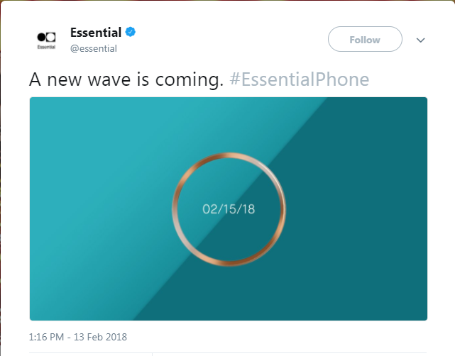 Essential đang chuẩn bị tung ra smartphone thứ hai trong hôm nay? - Ảnh 1.