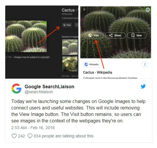 Google bỏ nút view image trên kết quả tìm kiếm hình ảnh để bảo vệ tác quyền hình ảnh - Ảnh 2.