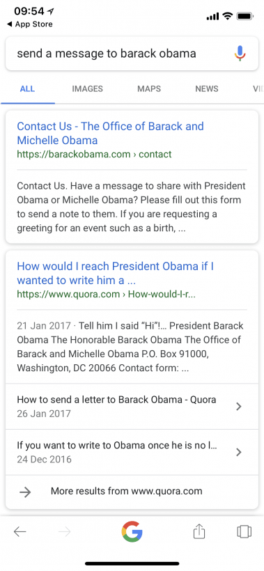 Google không muốn bạn gửi tin nhắn cho Barrack Obama? - Ảnh 3.