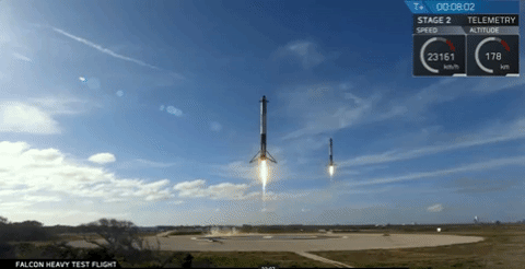 SpaceX xác nhận họ đã mất phần lõi trung tâm của tên lửa Falcon Heavy - Ảnh 1.