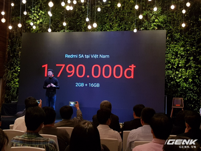 Xiaomi Redmi 5A chính thức ra mắt tại Việt Nam, giá chỉ 1,79 triệu - Ảnh 2.