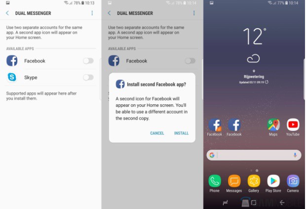 Nếu đã cập nhật Oreo cho Galaxy S8, đừng quên thử tính năng Dual Messenger - Ảnh 2.