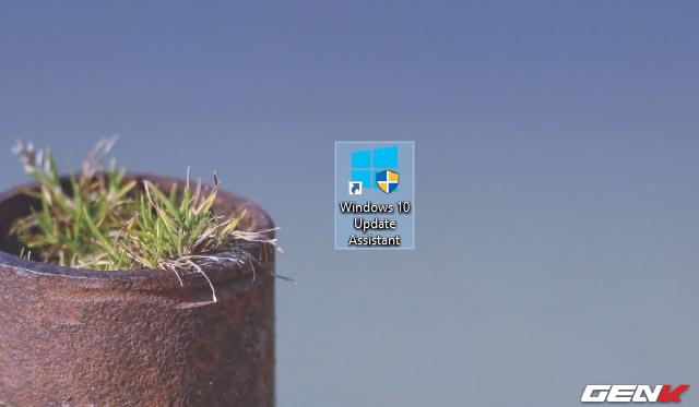  Gói cài đặt của Windows 10 Update Assistant sẽ được tải về. Khi đã tải xong, bạn hãy khởi chạy tập tin và chờ vài giây để công cụ tiến hành kiểm tra tính tương thích của cấu hình máy tính bạn đang dùng và hiển thị tùy chọn cho phép người dùng cập nhật ngay lập tức nếu phù hợp. 