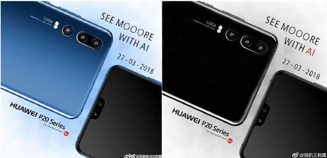 Huawei P20 lộ ảnh nhạy cảm, ba camera sau bố trí lạ mắt, có tai thỏ - Ảnh 1.