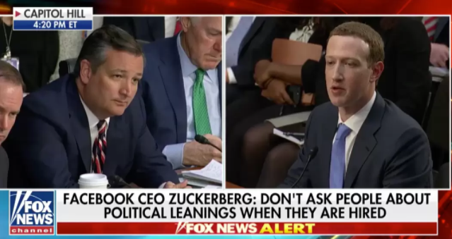 
Zuckerberg khẳng định Facebook không hề tra hỏi về tư tưởng chính trị của những nhân viên mới vào công ty.
