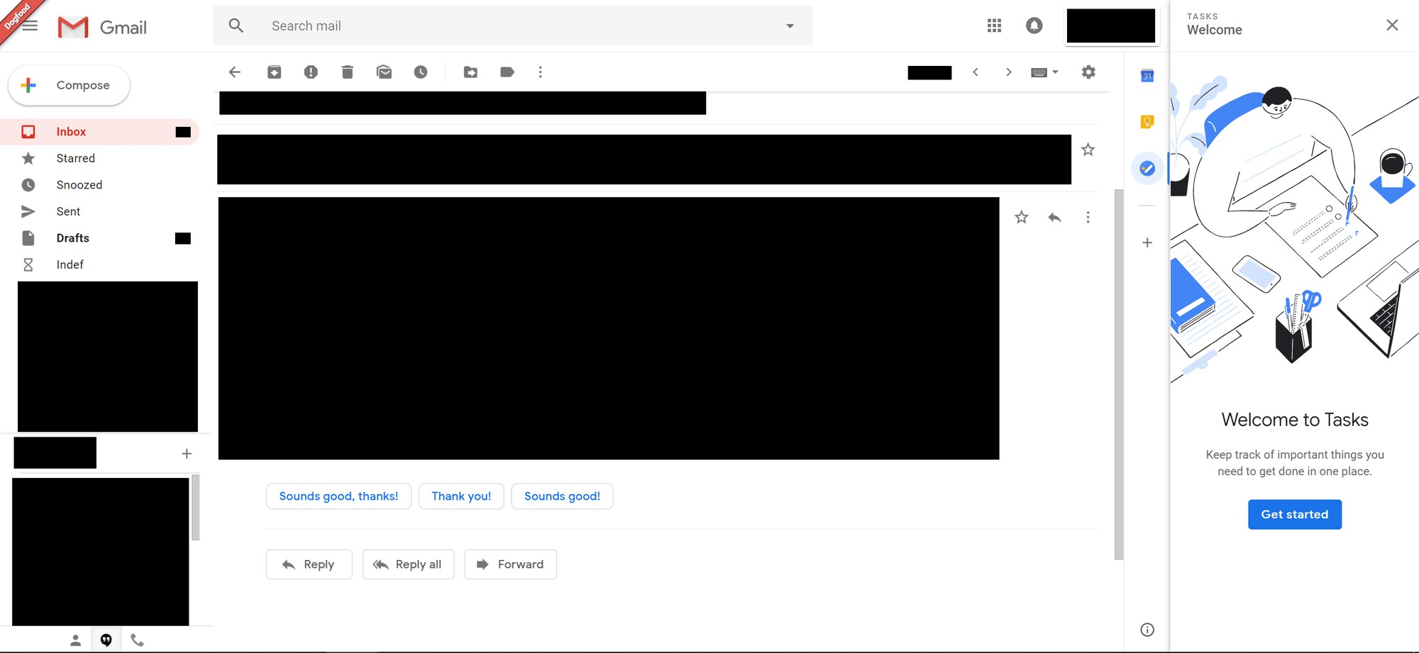 Đây là những hình ảnh đầu tiên của phiên bản Gmail hoàn toàn mới