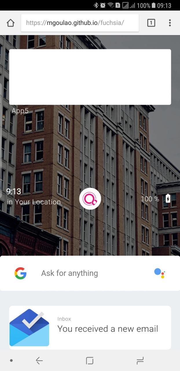 Dùng thử hệ điều hành Google Fuchsia OS ngay trên trình duyệt web - Ảnh 5.